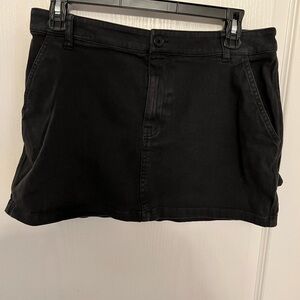 BP Black Denim Mini Skirt